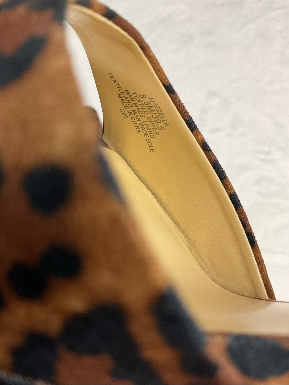 Jessica Simpson Animal Print Platform Heels Ankle Strap Size 8.5 - Picture 6 of 10